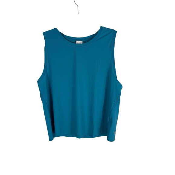 Athleta blue muscle tank- size m - Picture 1 of 4